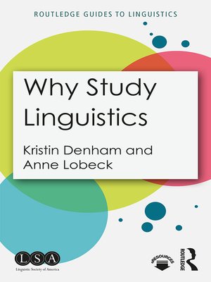 cover image of Why Study Linguistics